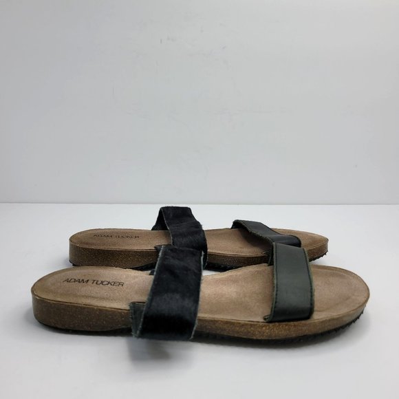 Adam Tucker Women's Sandals Black/Brown K211160 US Size 8.5M - Picture 1 of 8